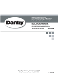 Danby DFF349WDB Operating instructions