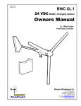 Bergey 24 VDC B Specifications