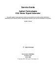 Agilent Technologies E4438C Installation guide