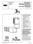 Carrier AQUAZONE 50PTH Product data