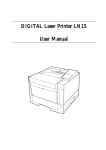 Digital LN15 User manual