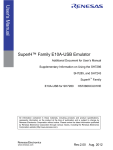 Renesas SuperH SH7285 User`s manual