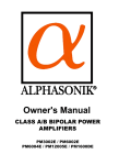 Alphasonik PM12005E Specifications