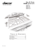 Dacor SGM464 Troubleshooting guide