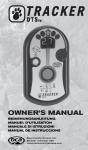 Backcountry Access Tracker DTS Owner`s manual