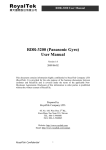 RoyalTek PANASONIC GYRO RDR-3200 User manual