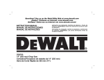 DeWalt D28700 Instruction manual