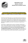 MTH Electric Trains E-8 Operating instructions