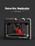 MakerBot Replicator User manual