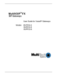 Multitech MULTIVOIP MVP-810ST User guide