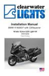 ClearWater BMW K1600GT Installation manual