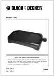 Black & Decker GM60 Instruction manual