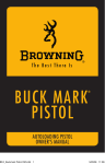 BUCK MARK® PISTOL