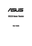 Asus V9520 Home Theater User guide