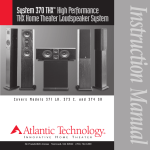 Atlantic Technology 372 PBM Instruction manual