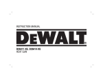 DeWalt D26411-XE Instruction manual