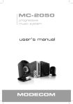 Mode com MC-2050 User`s manual
