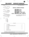 Sharp AR-PG1 Specifications