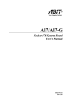 Abit AI7 User`s manual