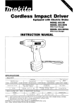 Makita 6913DWG Instruction manual