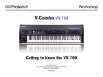 Roland PK-7A Owner`s manual