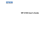 Epson WF-5190 User`s guide
