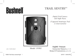 Bushnell Trail Sentry 119302 Instruction manual