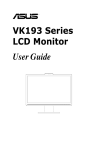 Asus VK193 Series User guide