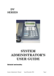 Aristel DV-22 User guide