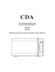 CDA MC41BL Instruction manual
