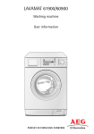 AEG 61900 Operating instructions