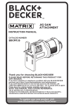 Black & Decker BDCMTJS Instruction manual