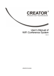 Creator Electronics Digital Conference System User`s manual