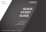 Vizio M650VSE User manual