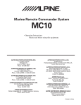 Marine Remote Commander System MC10