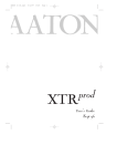 AAton XTRprod User`s guide