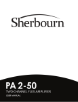 Sherbourn Technologies SR-8100 Owner`s manual
