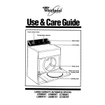 Whirlpool LE6800XT Operating instructions