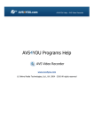 AVS Video Recorder help in PDF