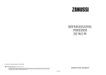 Zanussi ZE 76/3 W Specifications