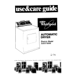 Whirlpool 3LE5710XM Operating instructions