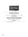 Maytag W10274251A Use & care guide