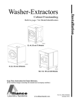 Alliance Laundry Systems CABINET FREESTANDING 9001889R7 Specifications