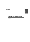 Epson EasyMP.net Network Option Board Setup guide