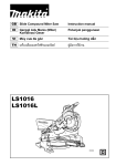 Makita LS1016FL Instruction manual