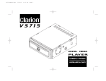 Clarion VS715 Owner`s manual