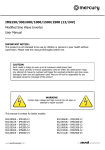 Mercury IMS2500-24 User manual