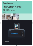 Sandstrom S66IDAB10 Instruction manual