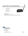 MaxStream 9XTend-PKG-E Product manual