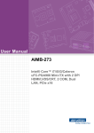 Advantech AIMB-240 Series User manual